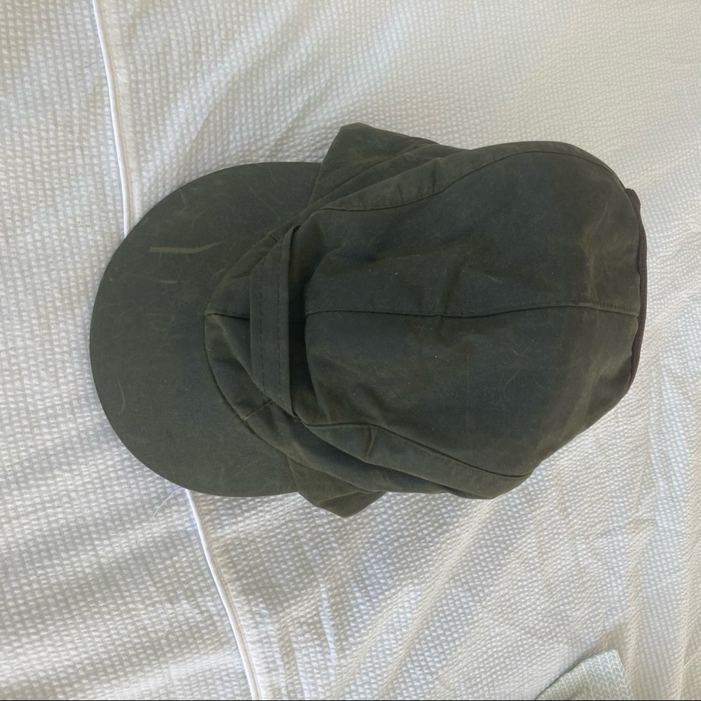 BARBOUR vintage wax cap, size large
